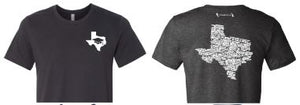 Heather Grey Texas Colleges T-shirt